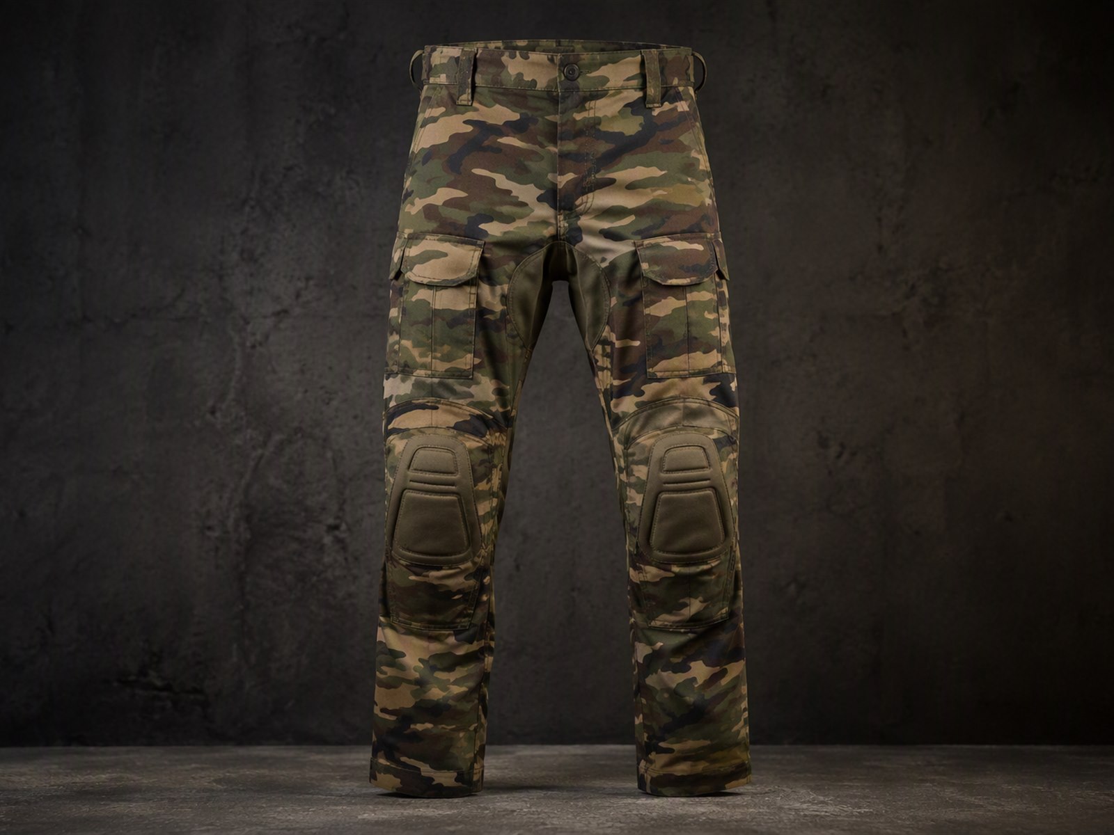 Custom tactical pants with reinforced knees and crotch gusset manufactured for OEM buyers