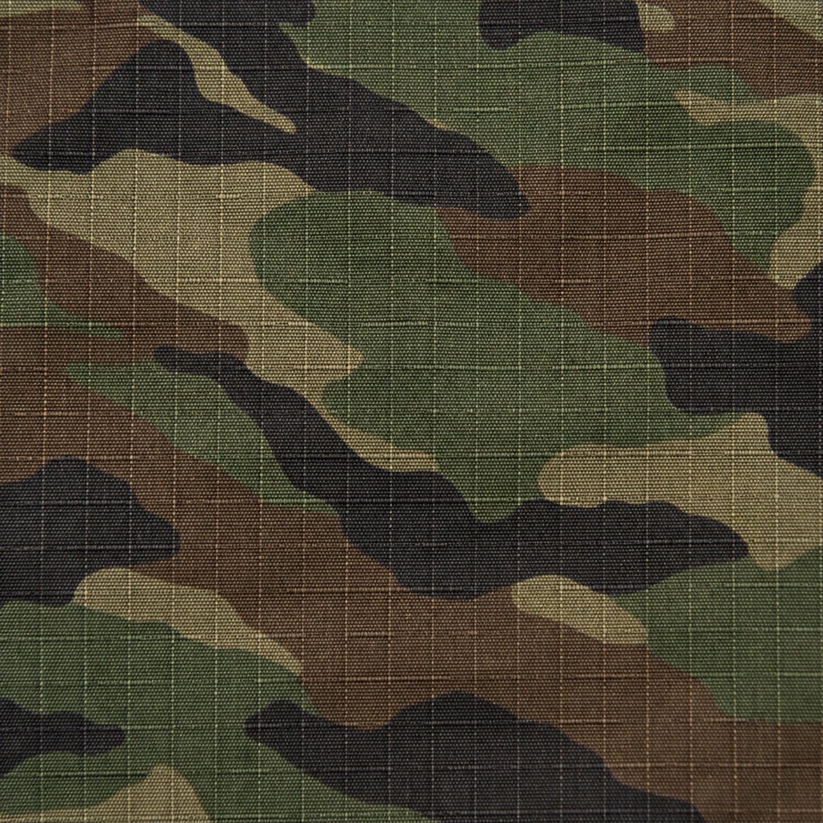 Woodland pattern photographed on real fabric