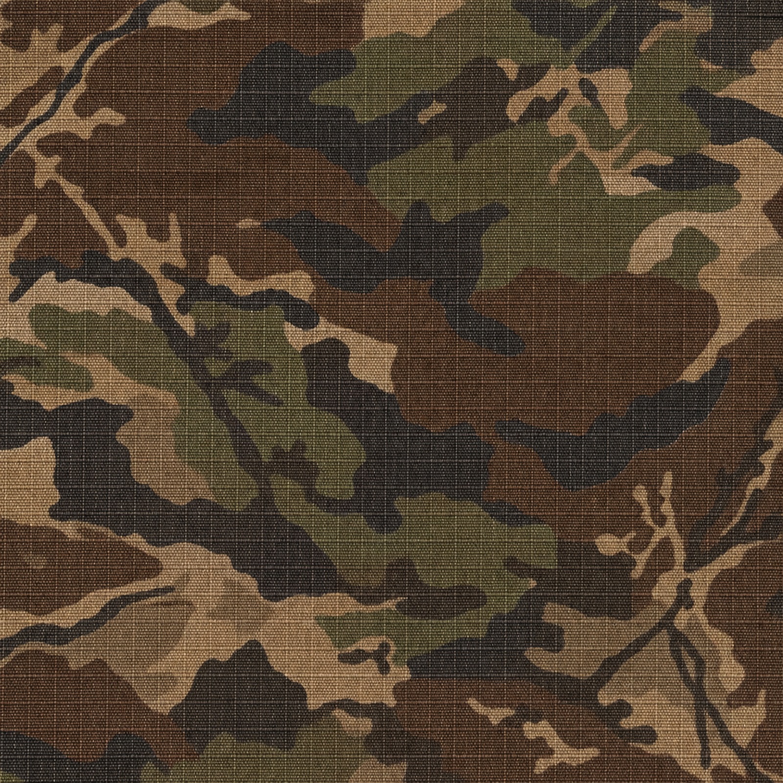 Coyote pattern photographed on real fabric